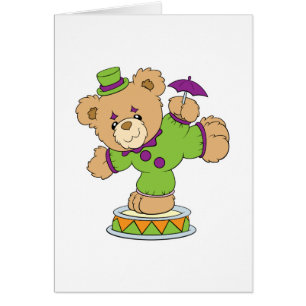 Silly Clown Teddy Bear