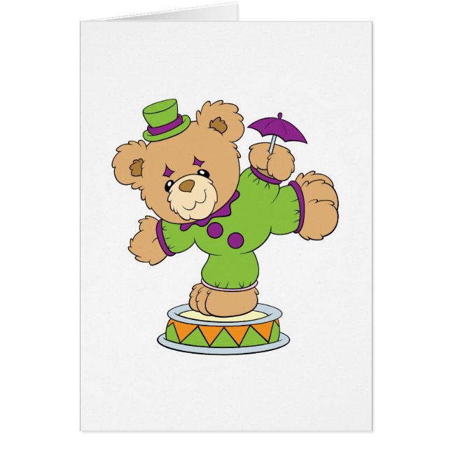 Silly Clown Teddy Bear (Frente)