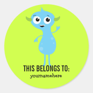 Silly Cute Monster ESTO PERTENECE A Pegatinas