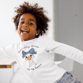 Silly Goose con el pelo doblado Girly Longsleeve