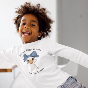 Silly Goose con el pelo doblado Girly Longsleeve