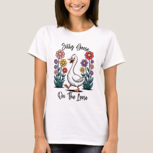 Silly Goose En La Camisa Suelta   Boho Bella+Canva