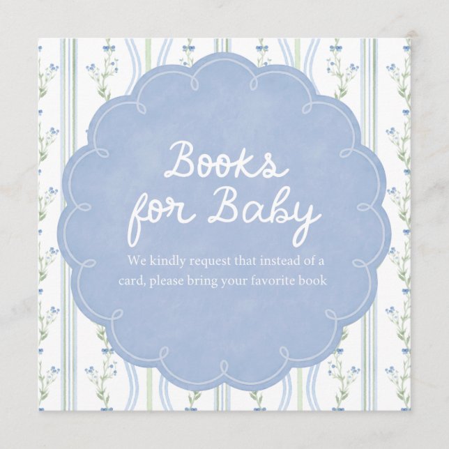 Silly Little Goose Baby Shower Book for Baby Card (Anverso)
