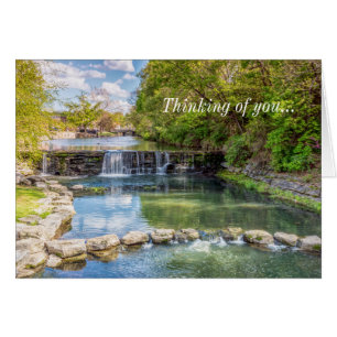 Siloam Springs Sager Waterfall Thing Of U Card