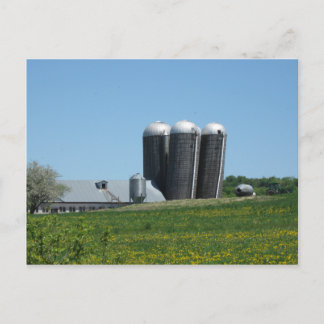 Silos inclinados de la postal de Williamstown