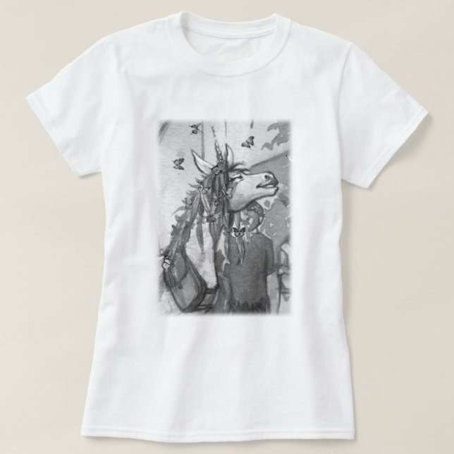 Silubhra - camiseta del perfil de BW (Diseño del anverso)