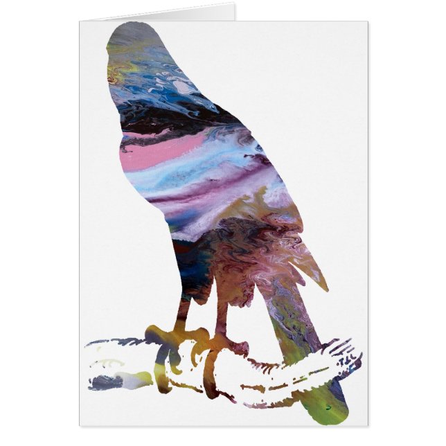 Silueta abstracta del azor (Frente)