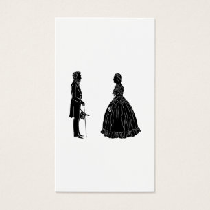 silueta de abraham lincoln mary todd lincoln