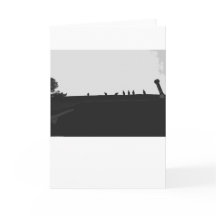 Silueta de buitre de Turquía, tarjeta