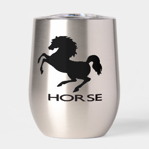 Silueta de caballo de cría