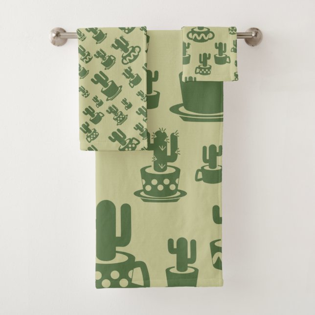 Silueta de cactus suculenta en tazas y macetas (In situ)