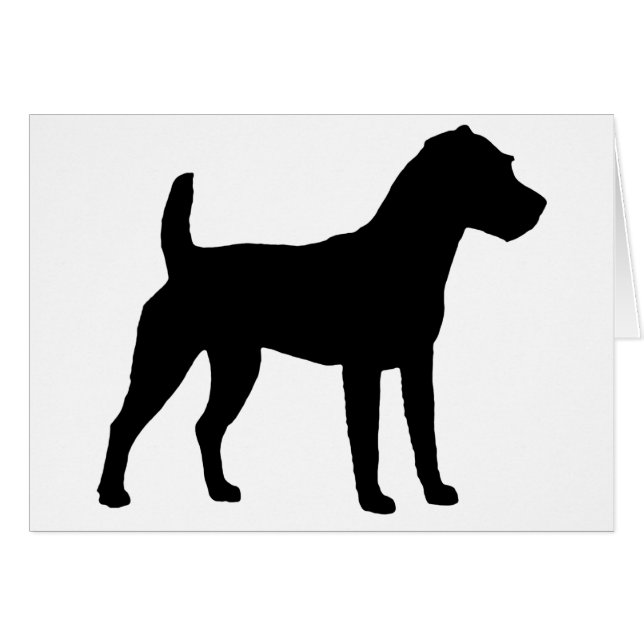 Silueta de Jack Russell Terrier (Anverso (Horizontal))