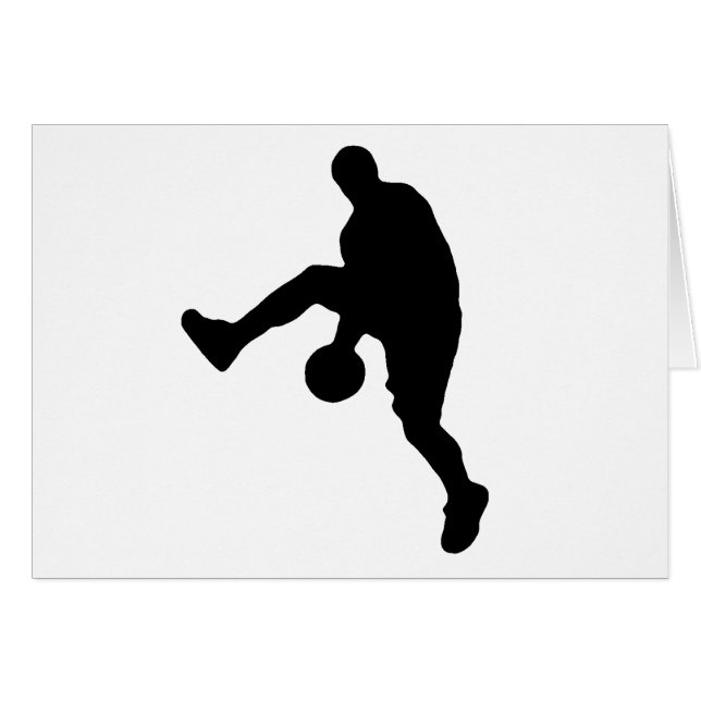 Silueta de jugador de baloncesto (Anverso (Horizontal))