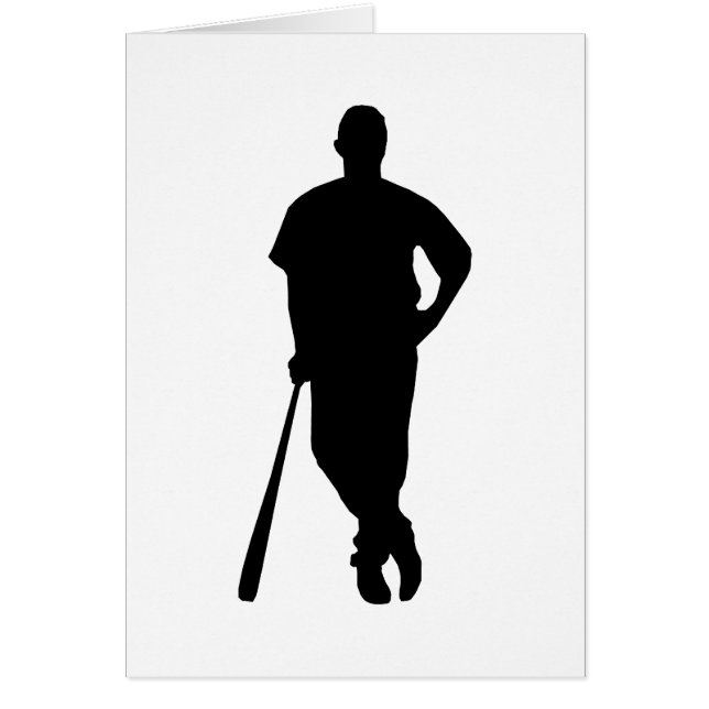 Silueta de jugador de béisbol (Frente)