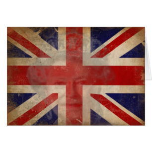 Silueta de la reina Elizabeth II en bandera