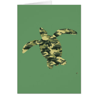 Silueta de la tortuga de mar del camuflaje
