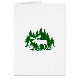 Silueta de los alces