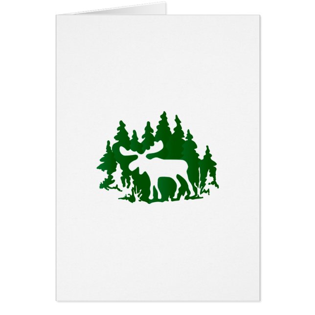 Silueta de los alces (Frente)