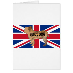 silueta de nombre de bulldog en el flanco de bande