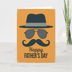Silueta de Papá Genial Tarjeta para Padres