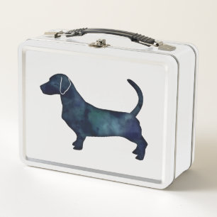 Silueta de raza de perro de Basset alpino