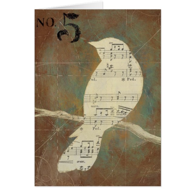 Silueta de un pájaro (Frente)