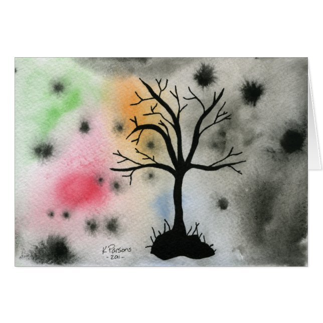 Silueta del árbol (Anverso (Horizontal))