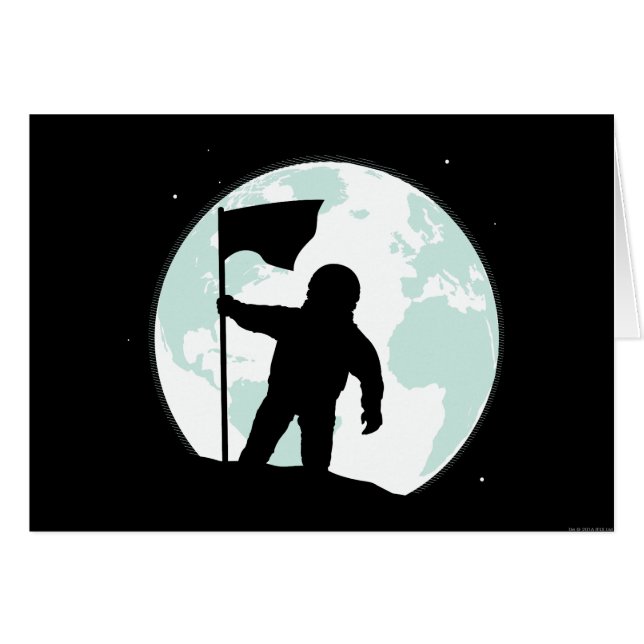 Silueta del astronauta (Anverso (Horizontal))