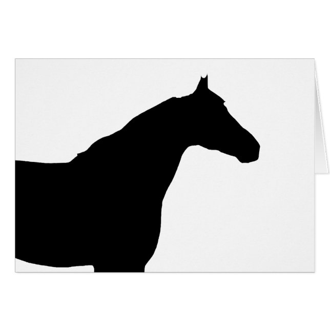 Silueta del caballo (Anverso (Horizontal))