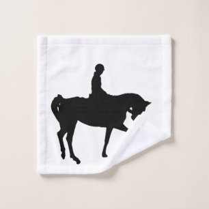Silueta del caballo y del jinete