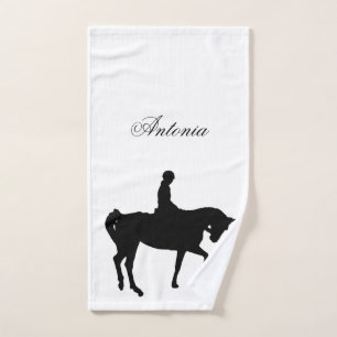 Silueta del caballo y del jinete