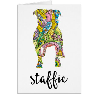 Silueta del estampado de flores de Staffordshire