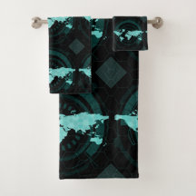 Silueta del mapa del mundo