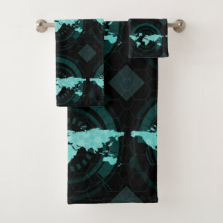 Silueta del mapa del mundo