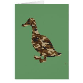 Silueta del pato del camuflaje