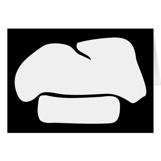 silueta gorra de chef (Anverso (Horizontal))