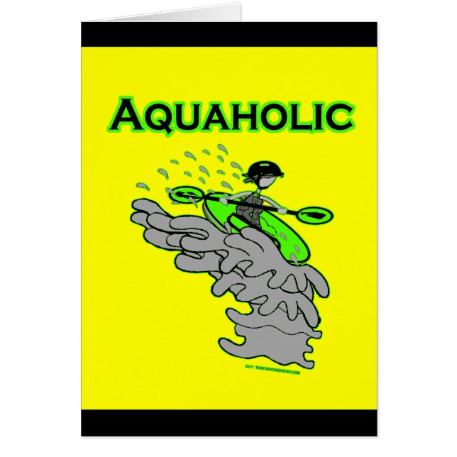 Silueta Kayaking de Whitewater (Frente)