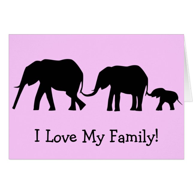 Siluetas de 3 elefantes que sostienen las colas (Anverso (Horizontal))