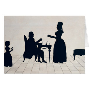 Siluetas de Monsieur y de señora Roland