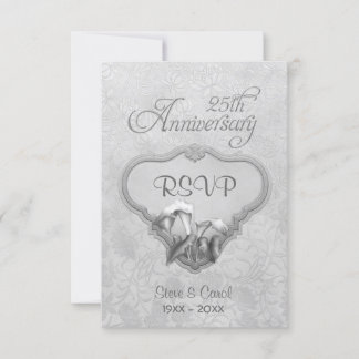 Silver Calla RSVP 25° aniversario Boda
