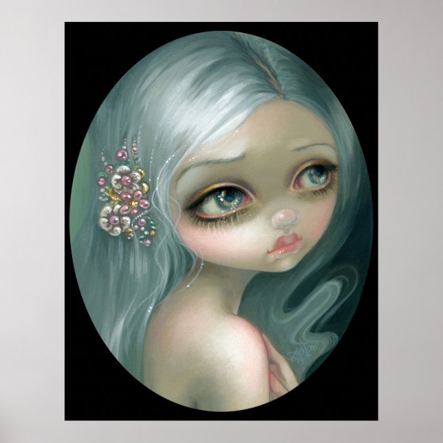 Silver Introspección ART PRINT arte visual grande (Frente)