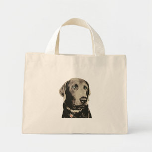Silver Lab 100% Bolsa de algodón de Labrador