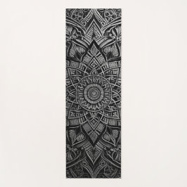 Silver Mandala Yoga Mat