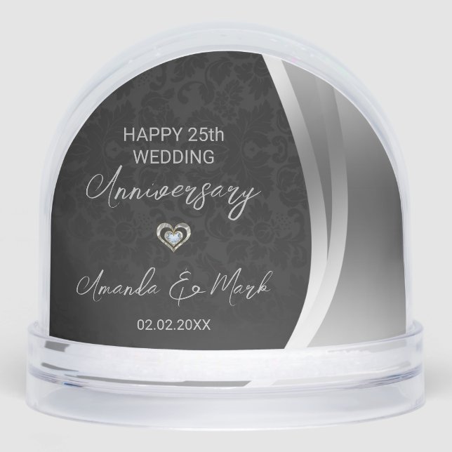 Silver Satin Wedding Anniversary (Anverso)