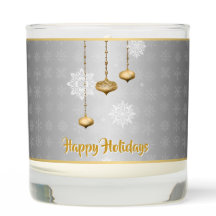 Silver Shimmer Holidays Scented Jar Candle