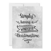 Silver Simplemente tener una maravillosa Navidad