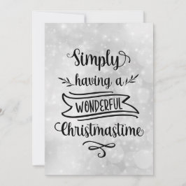 Silver Simplemente tener una maravillosa Navidad