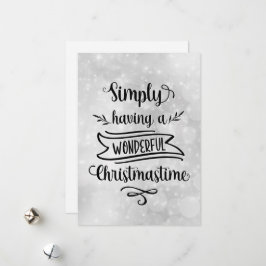 Silver Simplemente tener una maravillosa Navidad