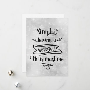 Silver Simplemente tener una maravillosa Navidad
