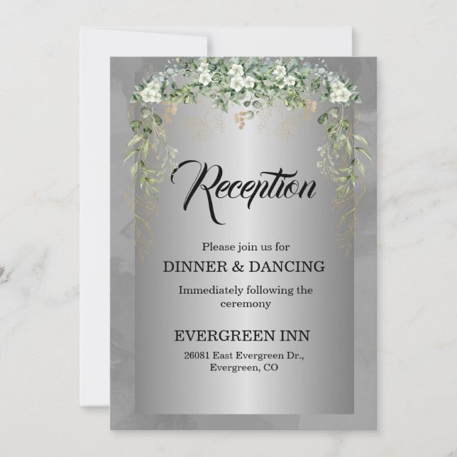 Silver Soirée: una invitación a un conflicto azul  (Anverso)